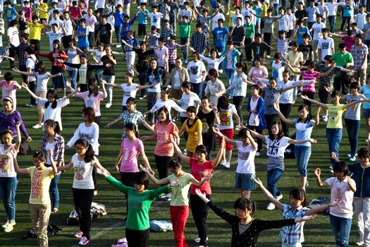 Chinese morning exercise