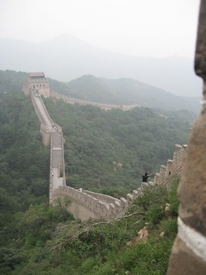 Steep parts of Great Wall of China